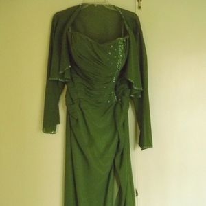 Custom-made Chiffon Strapless Dress